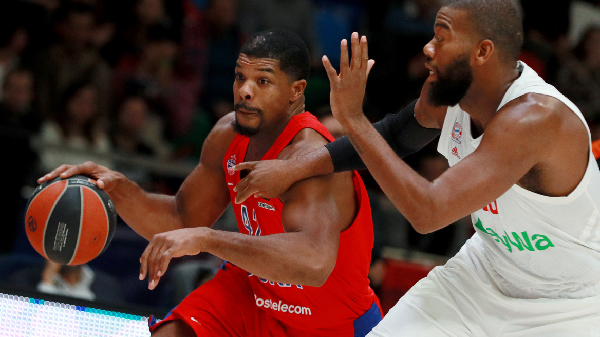 Euroleague: «Καθάρισε» άνετα με 79-68 την Μπάγερν η ΤΣΣΚΑ