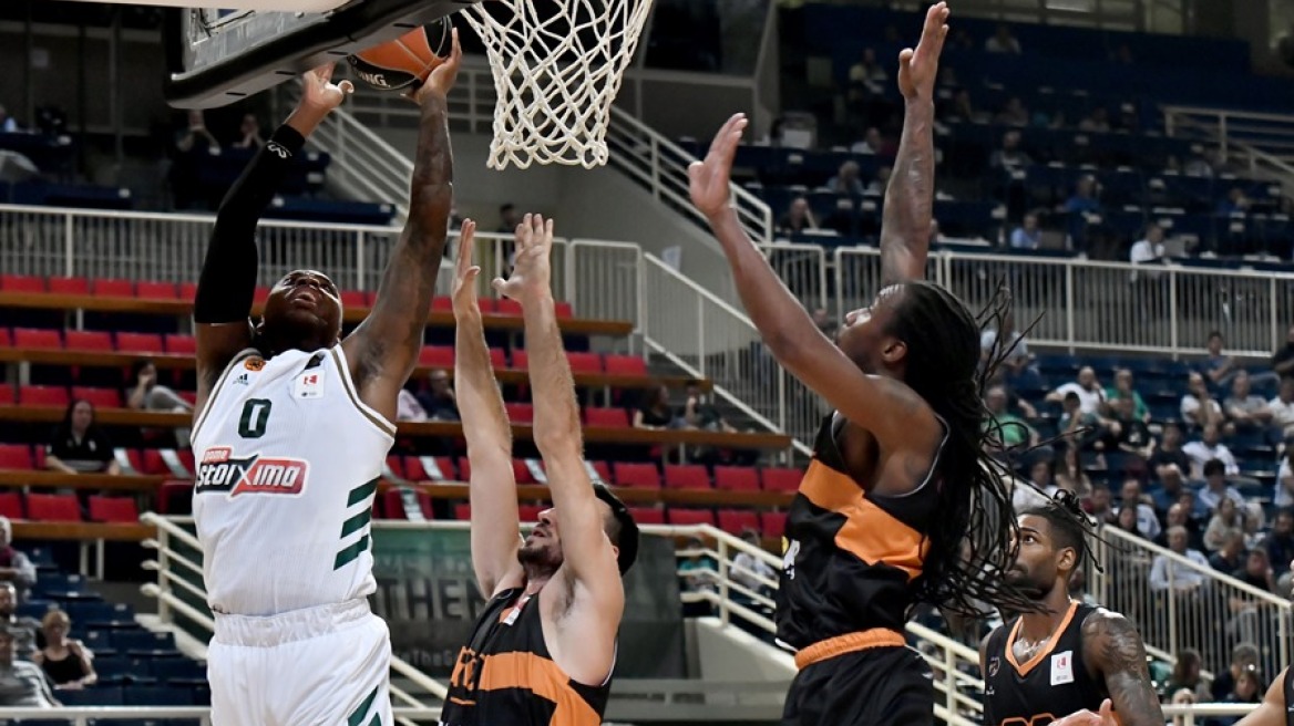 Basket League, Παναθηναϊκός-Προμηθέας Πατρών 99-68: Πράσινο ξέσπασμα