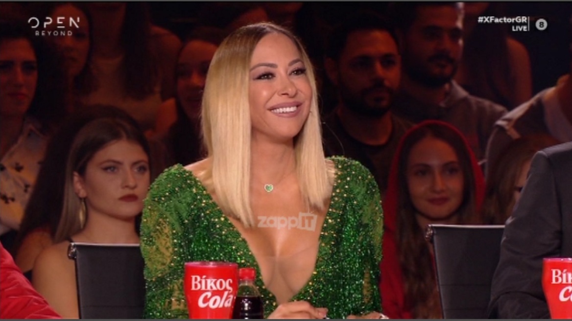 X-Factor: «Έβγαλε μάτια» το μπούστο της Μελίνας Ασλανίδου (βίντεο)