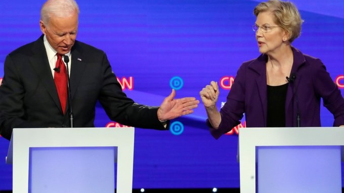 ΗΠΑ: Γουόρεν και Μπάιντεν προηγούνται στην κούρσα για το χρίσμα των Δημοκρατικών