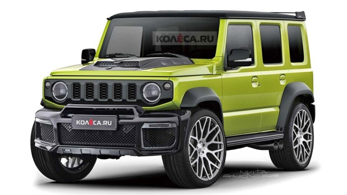 To Suzuki Jimny "γίνεται" Mercedes-AMG G63