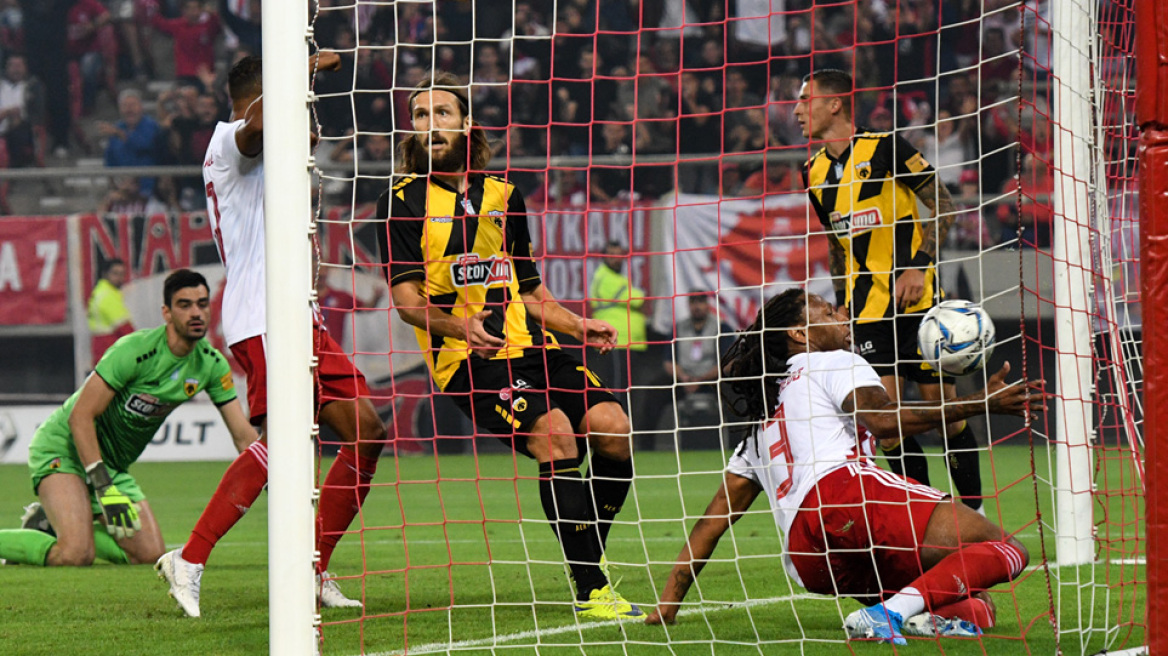 Super League, Ολυμπιακός-ΑΕΚ 2-0: Πρώτος και καλύτερος!