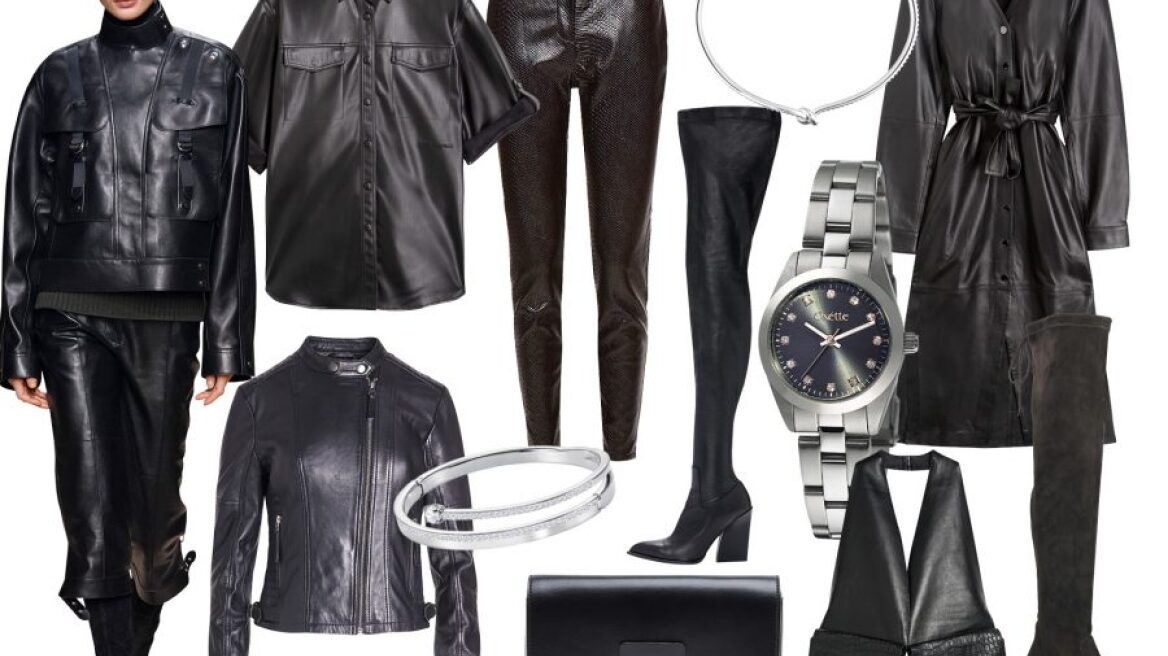 Τα ωραιότερα κομμάτια για να φορέσεις το leather look της σεζόν