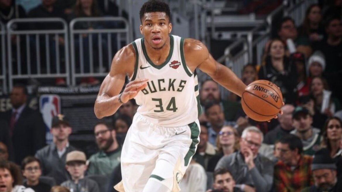 Όργια Αντετοκούνμπο στη νίκη των Μπακς στην Ιντιάνα