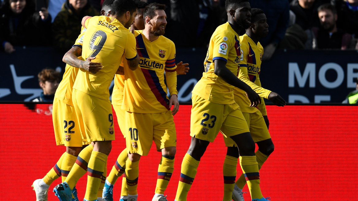 La Liga: Λεγανές - Μπαρτσελόνα 1-2: Πέρασμα με ανατροπή για τους «μπλαουγκράνα»
