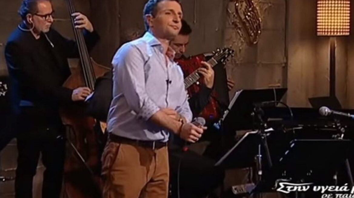 Στην υγειά μας ρε παιδιά: Ο Ντάνος πέταξε πιάτο και πέτυχε τον Μπάση στο κεφάλι 