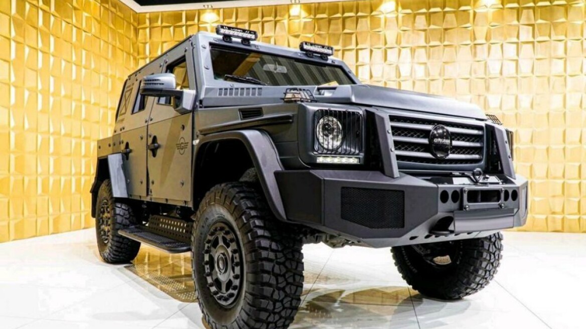 H θωρακισμένη Mercedes G-Class είναι...άρμα μάχης!