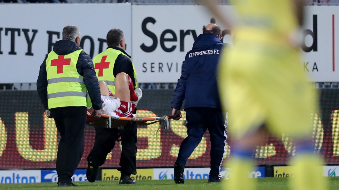 Τραυματίστηκε ο Γκιγέρμε μετά από φονικό μαρκάρισμα του Πασαλίδη - Βαριά κάκωση στην κνήμη η πρώτη εκτίμηση
