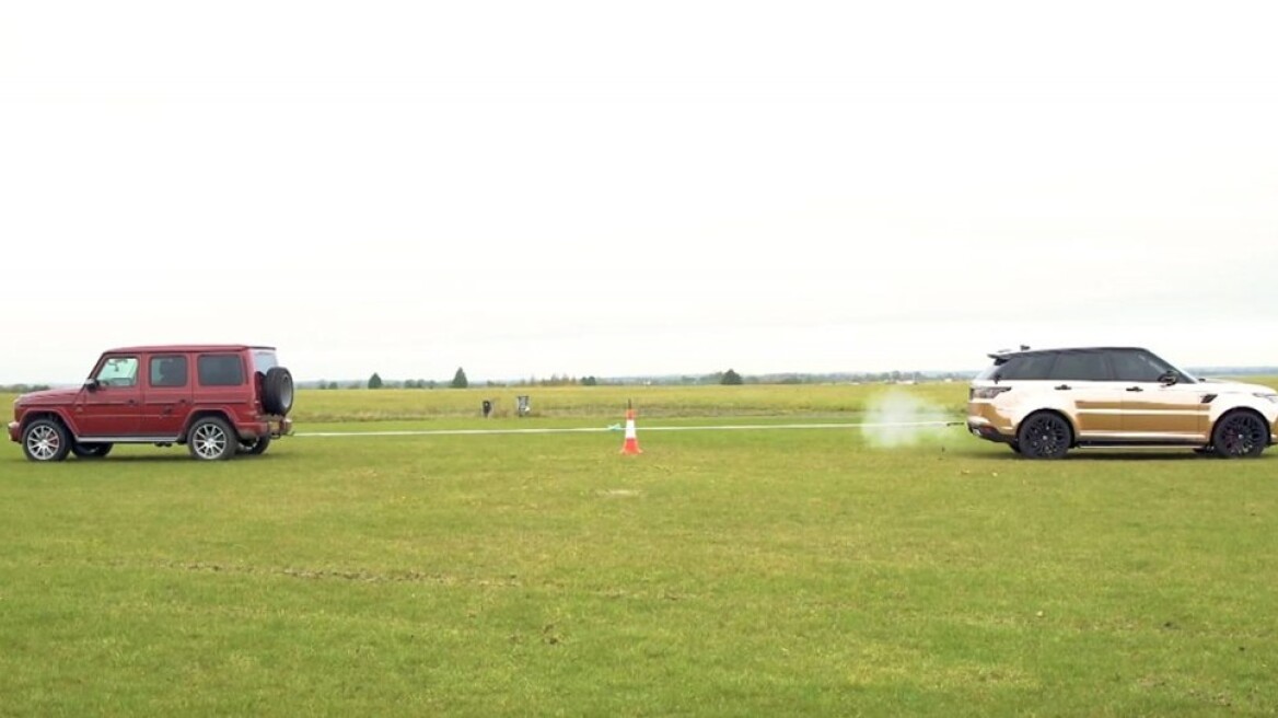 Video: Το Range Rover Sport SVR κοντράρει την Mercedes-AMG G63