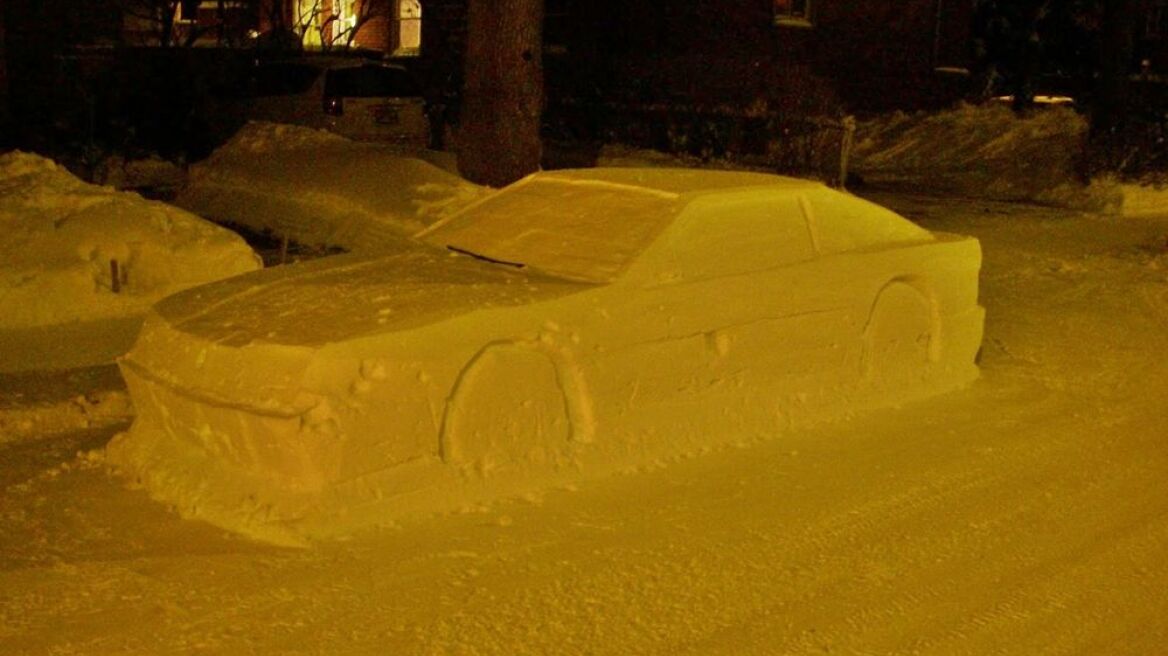 Δώσανε κλήση σε… χιονοαυτοκίνητο