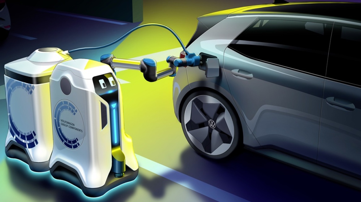 Ρομπότ θα φορτίζουν τα ηλεκτρικά της Volkswagen!
