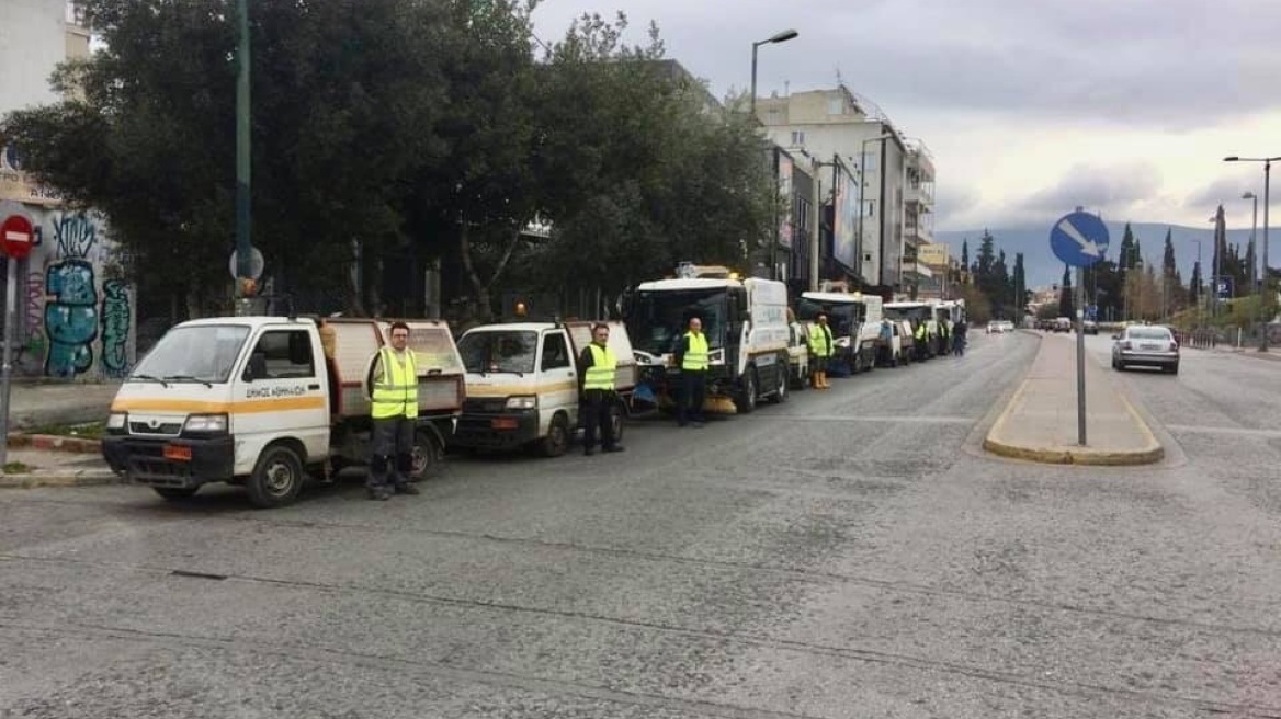 Μεγάλη επιχείρηση καθαριότητας από τον Δήμο Αθηναίων σε Βοτανικό, Μεταξουργείο, Πετράλωνα