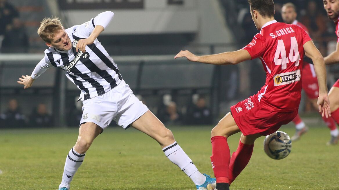 Super League 1 , ΠΑΟΚ-Βόλος 1-0: Στην κορυφή με Βιεϊρίνια