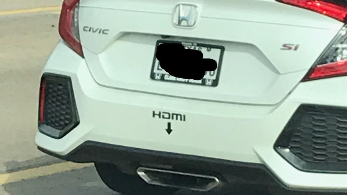 “Εξάτμιση” HDMI στο Civic Si!