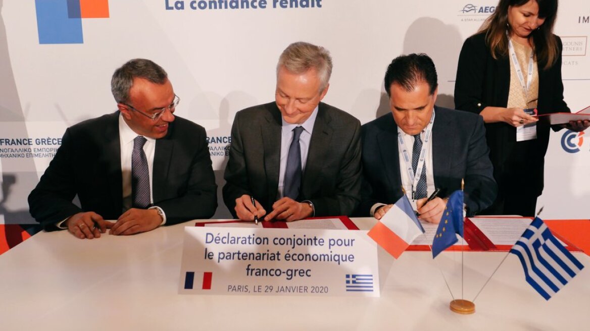 Σταϊκούρας: Θέλουμε καλούς και διατηρήσιμους ρυθμούς ανάπτυξης - Σημαντική η στήριξη της Γαλλίας