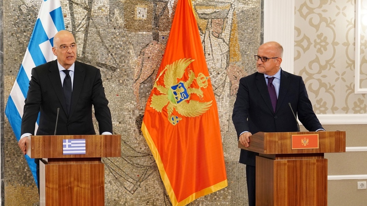 Δένδιας: Στρατηγικός μας στόχος η ένταξη του Μαυροβουνίου κι άλλων βαλκανικών χωρών στην ΕΕ