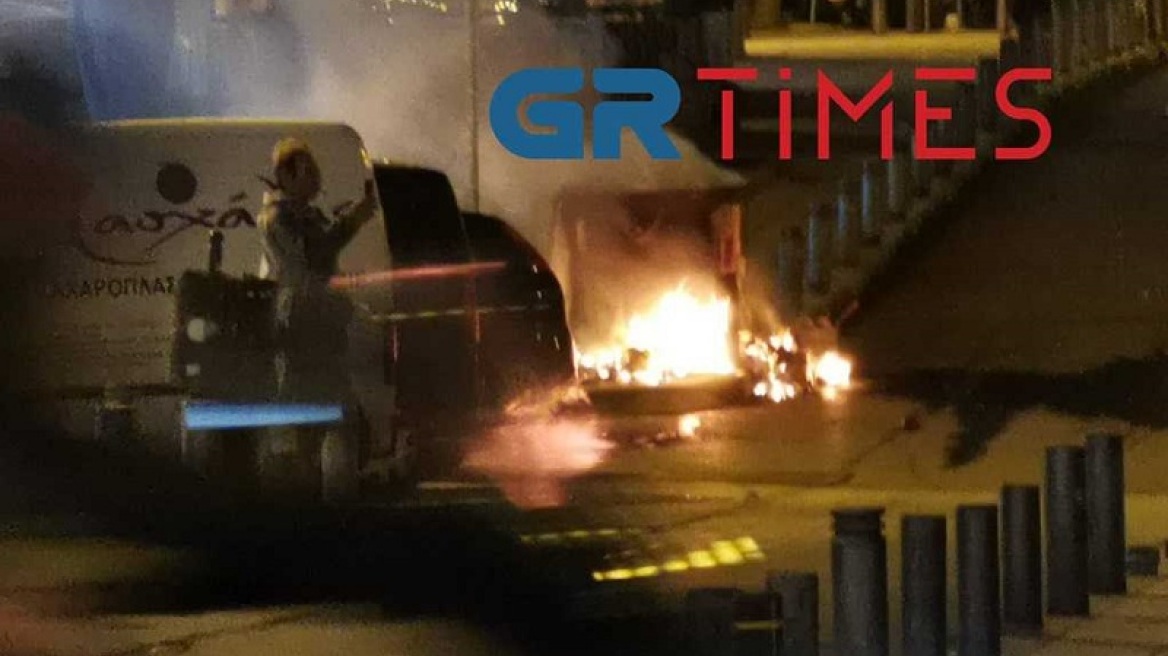 Θεσσαλονίκη: Επεισόδια μετά την πορεία του ΠΑΟΚ