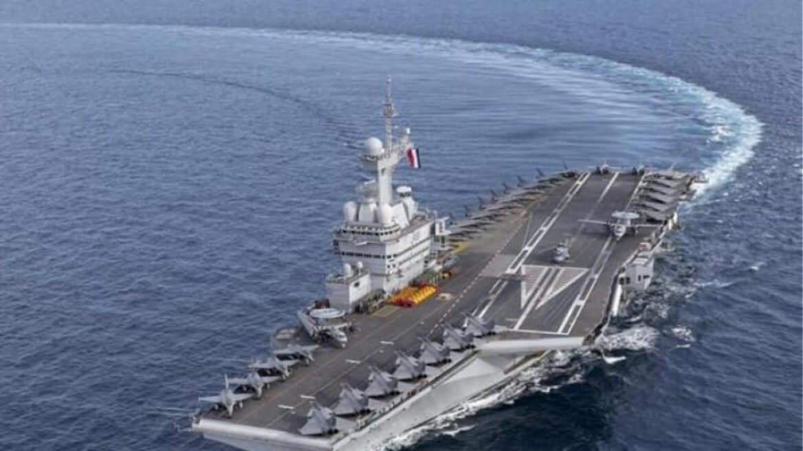 Κύπρος: Στο οικόπεδο 8 της κυπριακής ΑΟΖ το γαλλικό αεροπλανοφόρο Charles De Gaulle