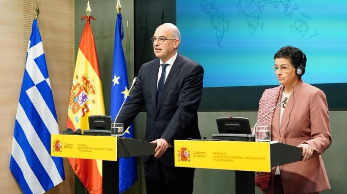 Ο Δένδιας ενημέρωσε τη Μαδρίτη για τα μνημόνια Τουρκίας - Λιβύης: Απειλούν την ειρήνη στη Μεσόγειο