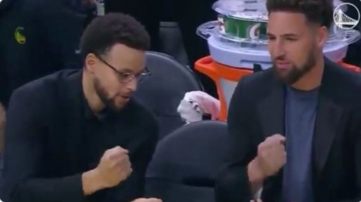 Κάρι και Τόμπσον έπαιξαν «πέτρα, μολύβι, ψαλίδι, χαρτί» για χάρη του Ιγκουοντάλα