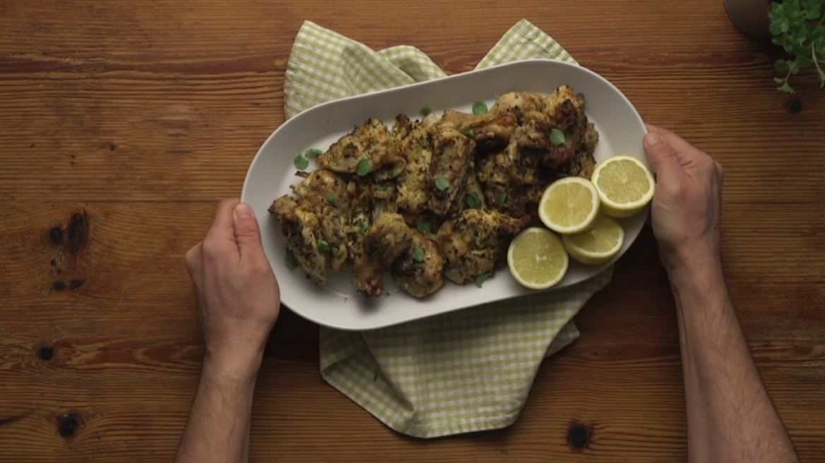 Κοτόπουλο παϊδάκια στο φούρνο