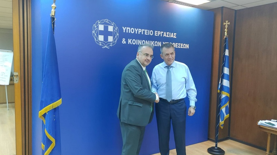 Συνάντηση Βρούτση –Βερβεσού για το ασφαλιστικό νομοσχέδιο