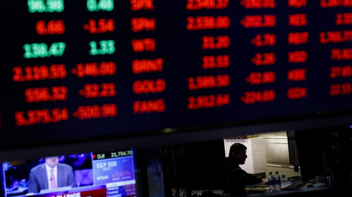 Κατέρρευσε η Wall Street: Η μεγαλύτερη πτώση μετά το κραχ του 1987 για τον Dow Jones