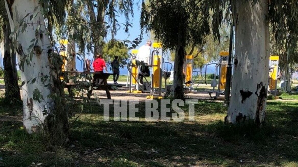 Κορωνοϊός - Αμετανόητοι οι Πατρινοί: Βόλτες, τετ-α-τετ και γυμναστική σε υπαίθρια γυμναστήρια