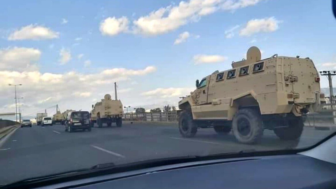 Tεθωρακισμένα στην Εθνική Οδό - Τι συμβαίνει; (+video)