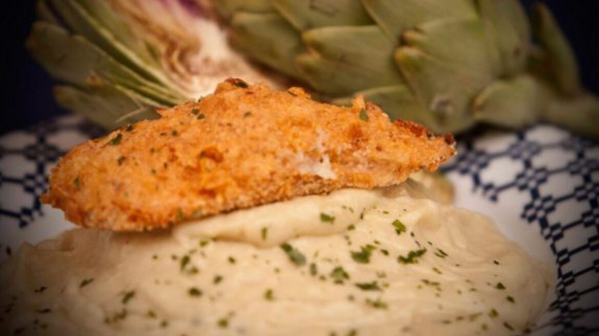 Πουρές αγκινάρας