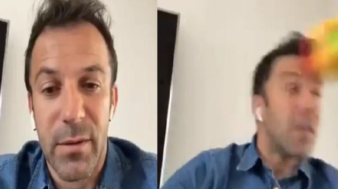 Ο Ντελ Πιέρο έκανε Instagram live και... κεφαλιές με μπάλα που του πετούσαν τα παιδιά - Δείτε βίντεο