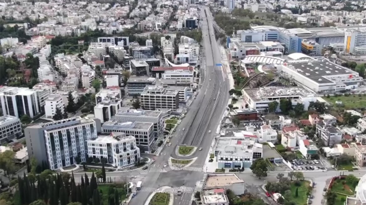 Δείτε την Αθήνα της καραντίνας από ψηλά! (drone video)