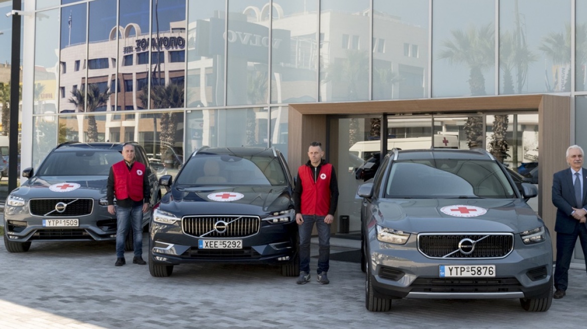 Η Volvo Car Hellas ενισχύει τον Ελληνικό Ερυθρό Σταυρό