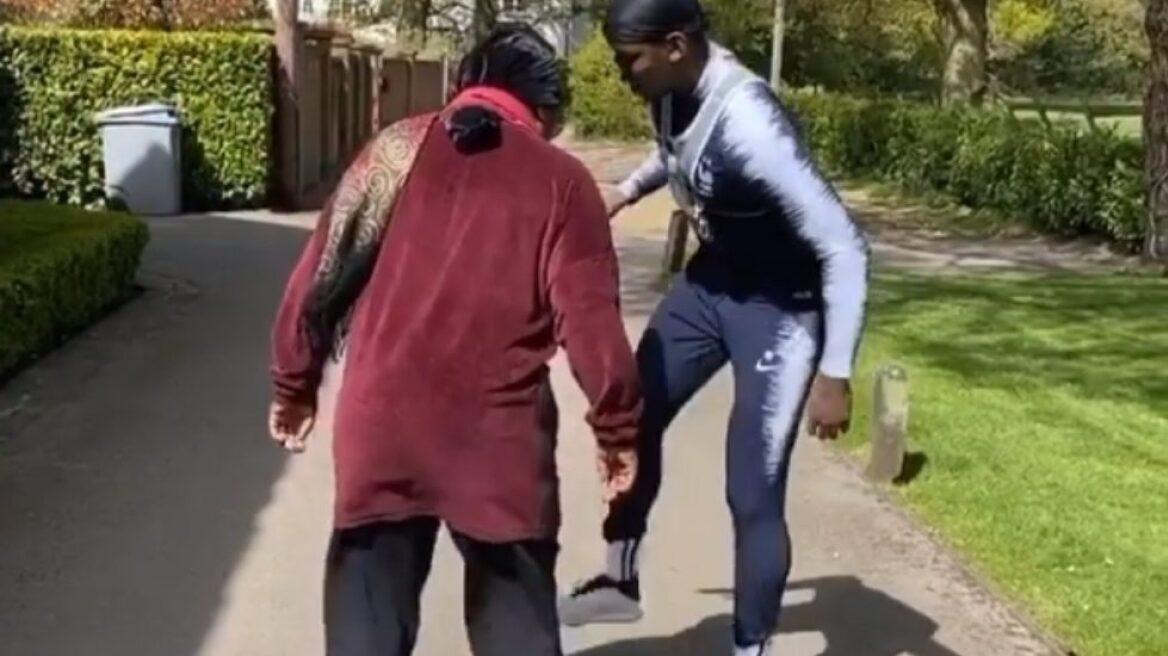 Βίντεο: Η φοβερή «ποδιά» του Πογκμπά στη μητέρα του 