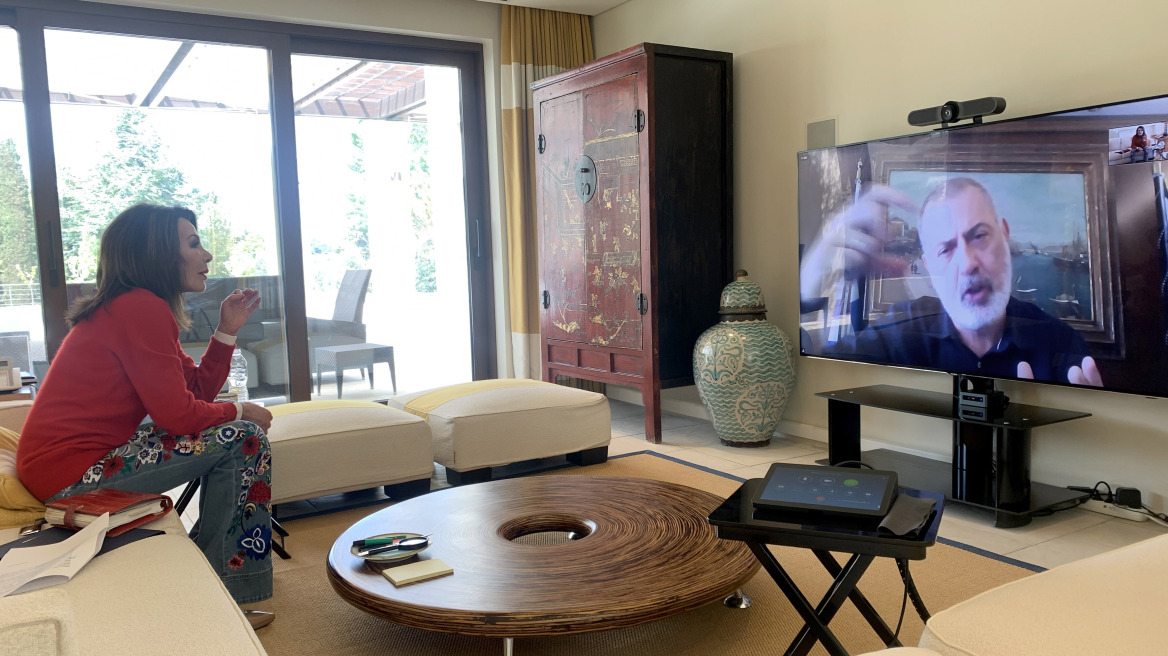 Τηλεδιάσκεψη Αγγελοπούλου με Μώραλη: «Στόχος μας ένας καινοτόμος Πειραιάς»