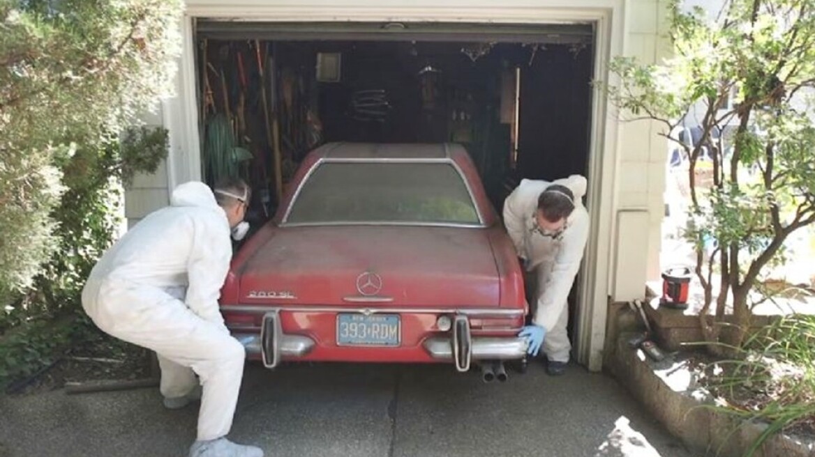 Πώς έδωσαν ζωή σε μια Mercedes που ήταν παρατημένη για 37 χρόνια (video)