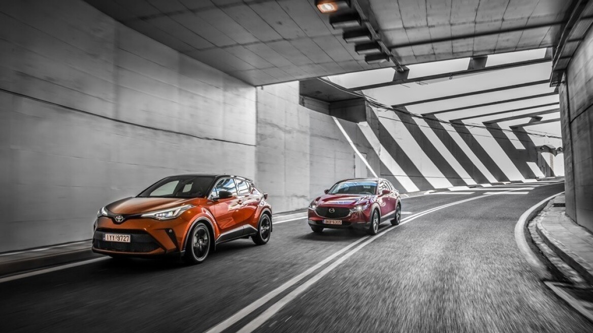 Mazda CX-30 vs Toyota C-HR: Ποιό κερδίζει; - Συγκριτική δοκιμή!