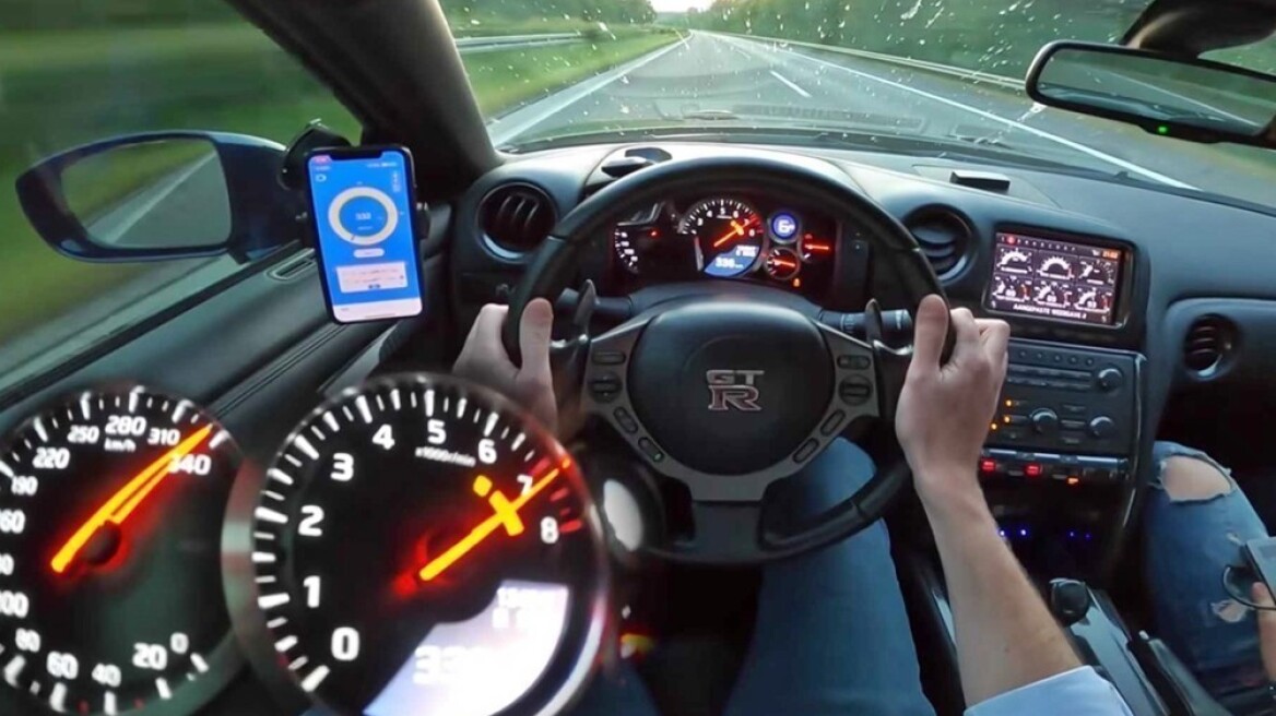 Nissan GT-R με 337 km/h στην Autobahn (VIDEO)