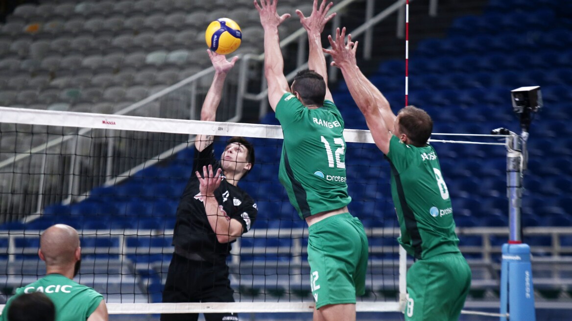 Βόλεϊ λιγκ: Ισοφάρισε ο ΠΑΟ, έχασε και Σωτηρίου ο ΠΑΟΚ
