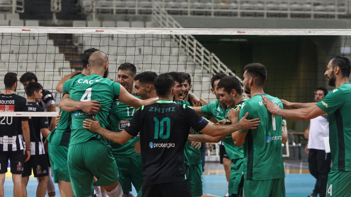 Βόλεϊ λιγκ: Ο ΠΑΟ 3-0 τον ΠΑΟΚ και μετά από 10 χρόνια παίζει τελικό