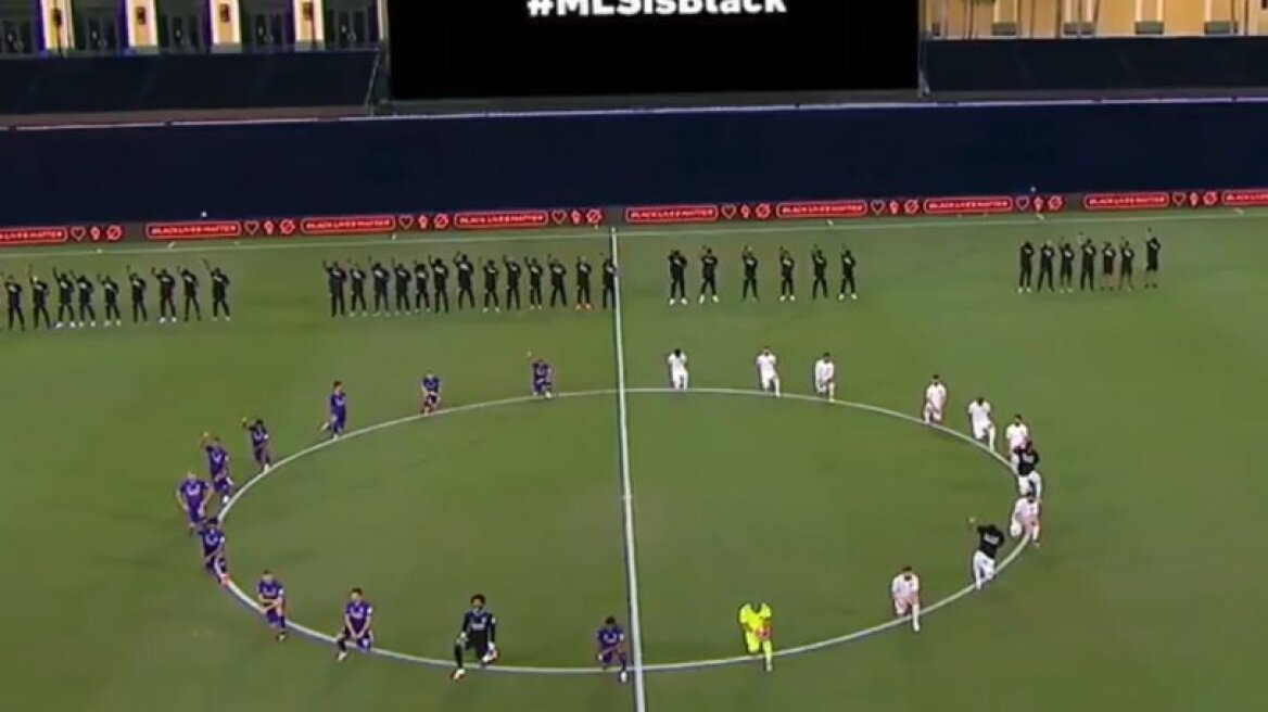 MLS: Απίστευτο τελετουργικό για το «Black Lives Matter» στην επιστροφή του