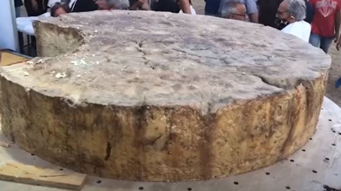 Ρεκόρ Γκίνες για το μεγαλύτερο τυρί πεκορίνο στον κόσμο από τη Σαρδηνία