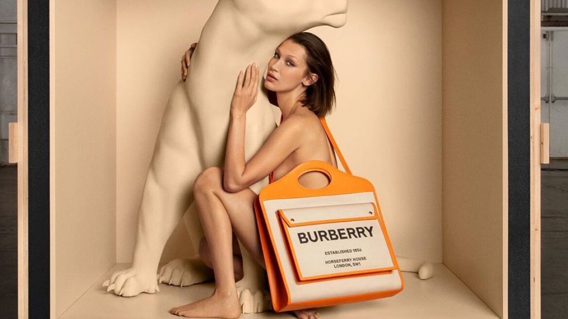 Η Bella Hadid έγινε... αγριόγατα για χάρη του οίκου Burberry - To σέξι βίντεο της νέας καμπάνιας