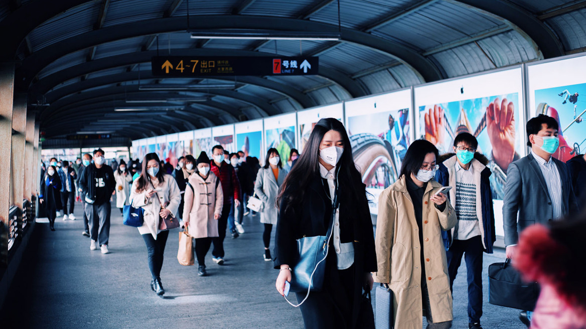 Κορωνοϊός - Κίνα: 12 εισαγόμενα κρούσματα και 25 ασυμπτωματικοί το τελευταίο 24ωρο