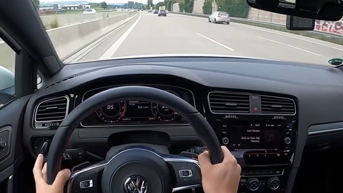 Τράκαρε στην εθνική οδό με 240 χλμ/ώρα (+video)