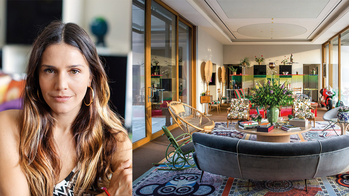 Mε τη Μαργκερίτα Μισόνι στο σπίτι της στο Βαρέζε