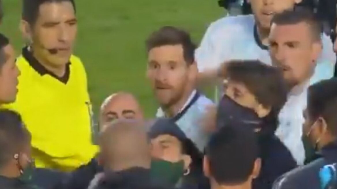 Βίντεο: Ένταση με Μέσι στο φινάλε του αγώνα με τη Βολιβία