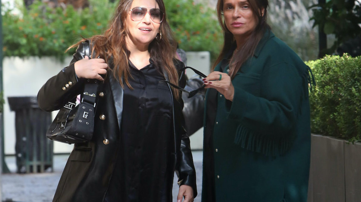 Καίτη Γαρμπή - Σήλια Κριθαριώτη: Το prive ραντεβού στο κέντρο της Αθήνας