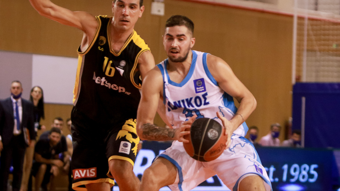 Basket League, Ιωνικός - ΑΕΚ 68-81: Την έσωσε ο Ζήσης