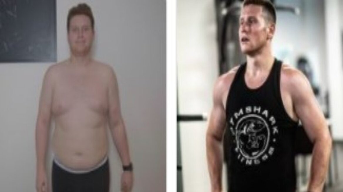 H απίστευτη αλλαγή ενός YouTuber: «Mεταμόρφωσε» το σώμα του